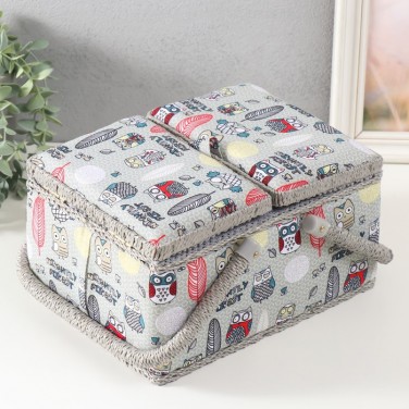 Шкатулка для рукоделия Совиный уют