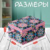 Шкатулка для рукоделия Цветочный калейдоскоп - Фото № 2