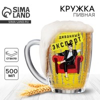 Пивная кружка Диванный эксперт Пивная кружка Диванный эксперт