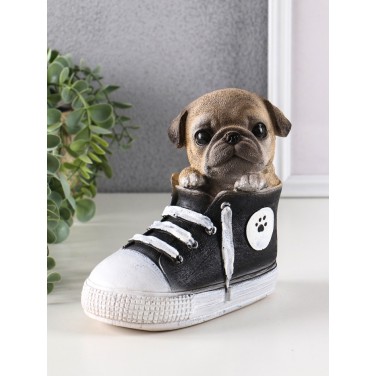 Копилка Мопс в кеде