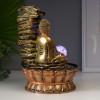 Декоративный фонтан Будда у скальных чаш (с подсветкой) - Фото № 5
