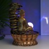 Декоративный фонтан Будда у скальных чаш (с подсветкой) - Фото № 6