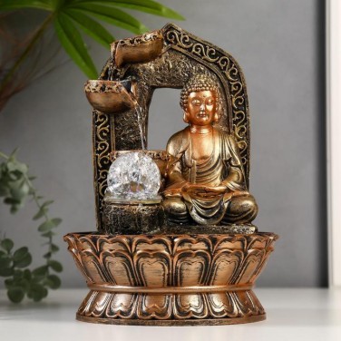 Декоративный фонтан Будда в арке (с подсветкой)