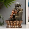 Декоративный фонтан Ганеша у водяных чаш (с подсветкой) - Фото № 2
