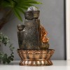 Декоративный фонтан Ганеша у водяных чаш (с подсветкой) - Фото № 4