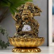 Декоративный фонтан Дракон в лотосе (с подсветкой) Декоративный фонтан Дракон в лотосе (с подсветкой)