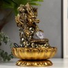 Декоративный фонтан Дракон в лотосе (с подсветкой) - Фото № 3