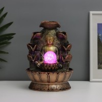 Декоративный фонтан Будда (с подсветкой)