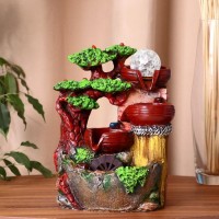 Декоративный фонтан Лесной водопад (с подсветкой)