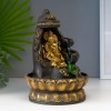 Декоративный фонтан Ганеша на троне (с подсветкой) Декоративный фонтан Ганеша на троне (с подсветкой) - Фото № 3