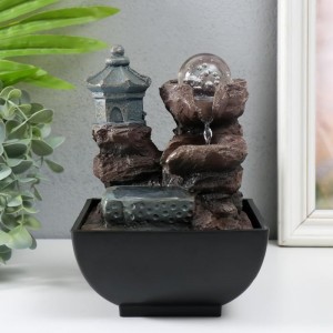 Декоративный фонтан Китайский домик (с подсветкой)