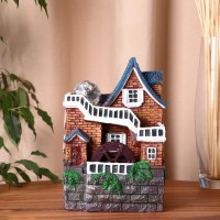 Декоративный фонтан Домик под солнцем (с подсветкой)