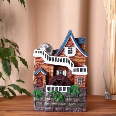 Декоративный фонтан Домик под солнцем (с подсветкой)