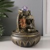 Декоративный фонтан Ганеша под водопадом (с подсветкой) - Фото № 3