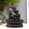 Декоративный фонтан Будда с цветком лотоса (с подсветкой) - Фото № 3