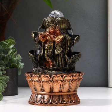 Декоративный фонтан Кришна и Радха (с подсветкой)