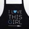 Прикольный фартук I love this girl - Фото № 2