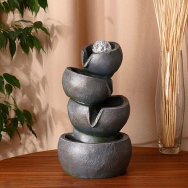 Декоративный фонтан Перелив (с подсветкой)