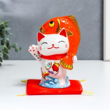 Копилка Манэки - рыболов