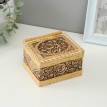 Шкатулка Чайная роза (береста)