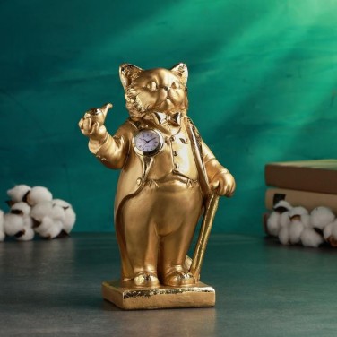 Настольные часы Мистер Кот