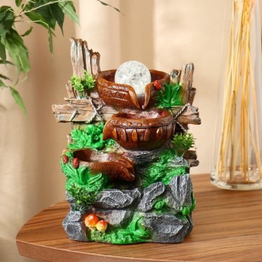 Декоративный фонтан Место под солнцем (с подсветкой)