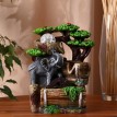 Декоративный фонтан Слон у водопада (с подсветкой)