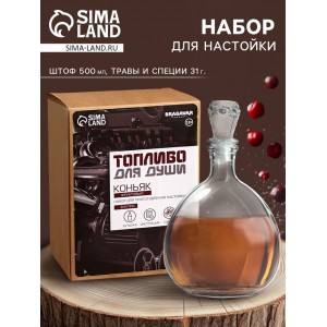 Набор для приготовления настойки Коньяк фруктовый (со штофом)