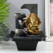 Декоративный фонтан Ганеша и каменные чаши (с подсветкой)