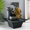 Декоративный фонтан Ганеша и каменные чаши (с подсветкой) - Фото № 2