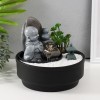 Декоративный фонтан Хотей в саду камней (с подсветкой) - Фото № 3