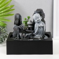 Декоративный фонтан Хотей в каменном городе (с подсветкой)