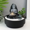Декоративный фонтан Будда в саду (с подсветкой) - Фото № 8