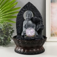 Декоративный фонтан Будда Шакьямуни (с подсветкой)