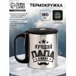 Термокружка с компасом Лучший папа