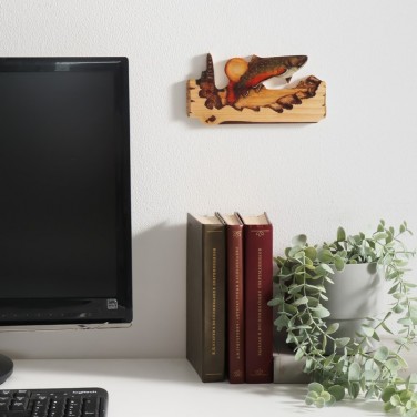 Панно Рыба на закате (резное)