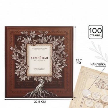 Родословная книга Знатная фамилия (с фоторамкой)