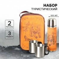 Набор для пикника Медведь и собаки