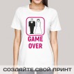 Футболка Game over (женская)