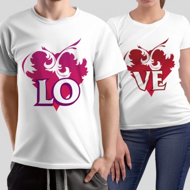 Комплект футболок Love