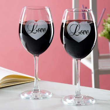 Комплект бокалов для вина Love