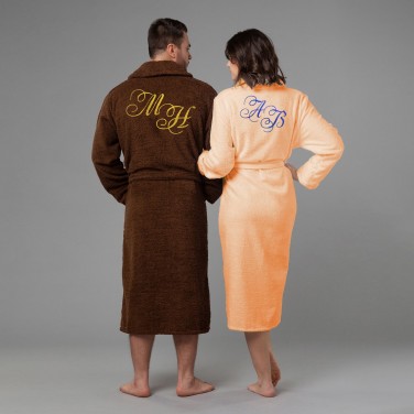 Комплект халатов с вышивкой Инициалы