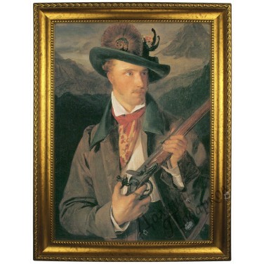 Портрет по фото Мужчина с ружьем