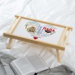 Столик для завтрака Любимому папе Столик для завтрака Любимому папе