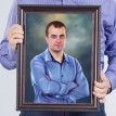 Классический мужской портрет по фото (в раме)