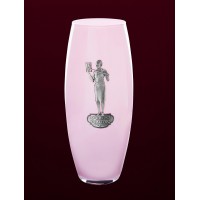 Стеклянная ваза Самый лучший учитель