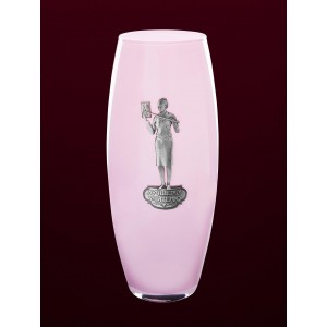 Стеклянная ваза Самый лучший учитель