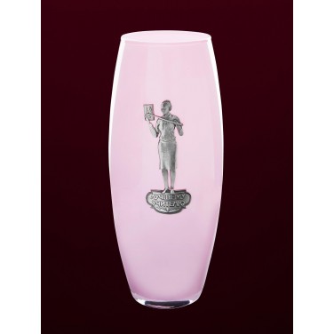 Стеклянная ваза Самый лучший учитель