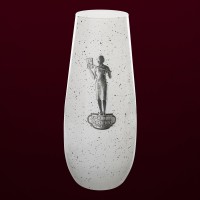 Стеклянная ваза Лучшему учителю