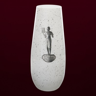 Стеклянная ваза Лучшему учителю